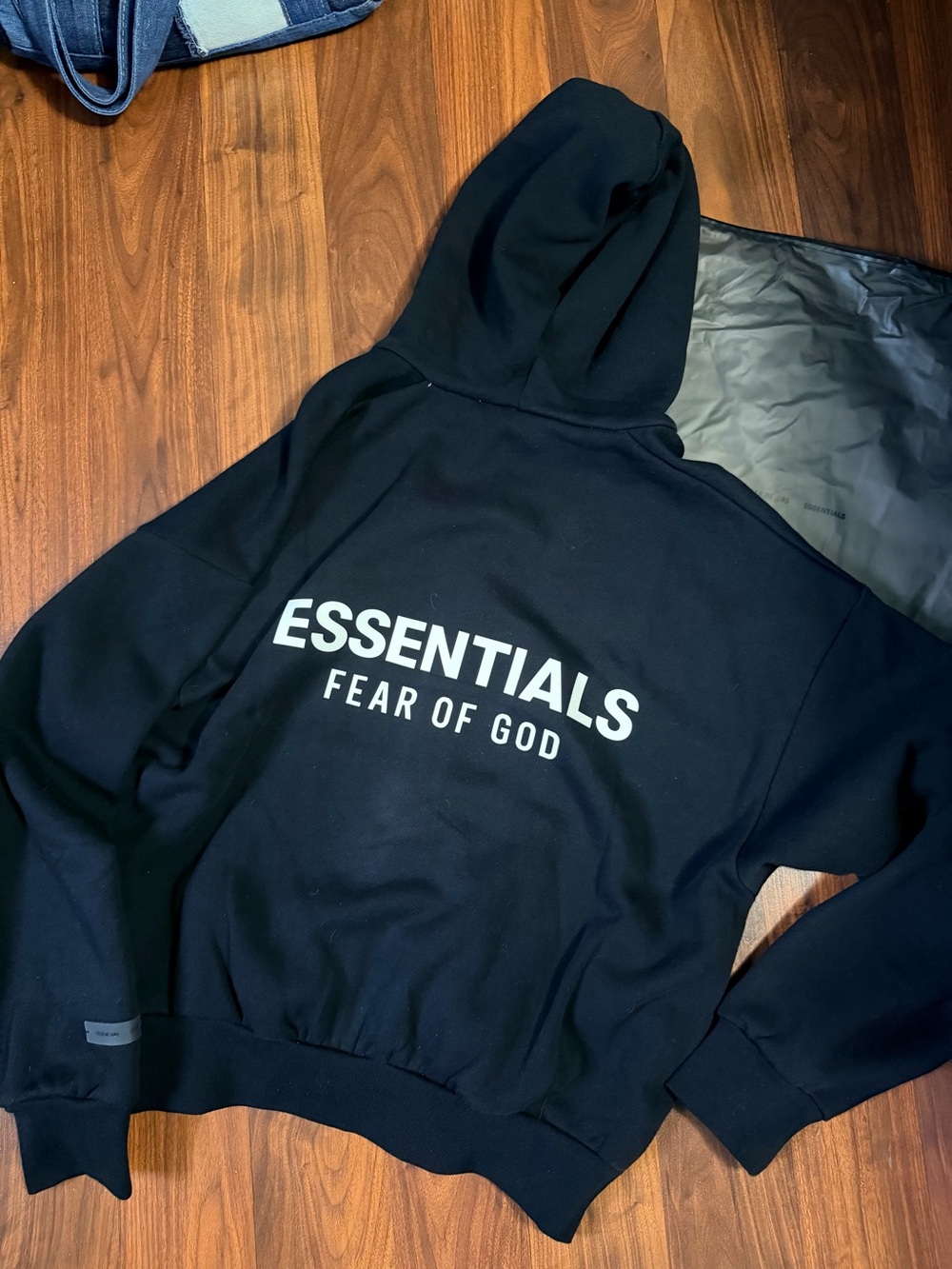 Essentials Black Zip-Up - Picture 2 of 3